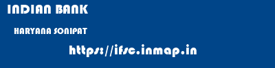 INDIAN BANK  HARYANA SONIPAT    ifsc code
